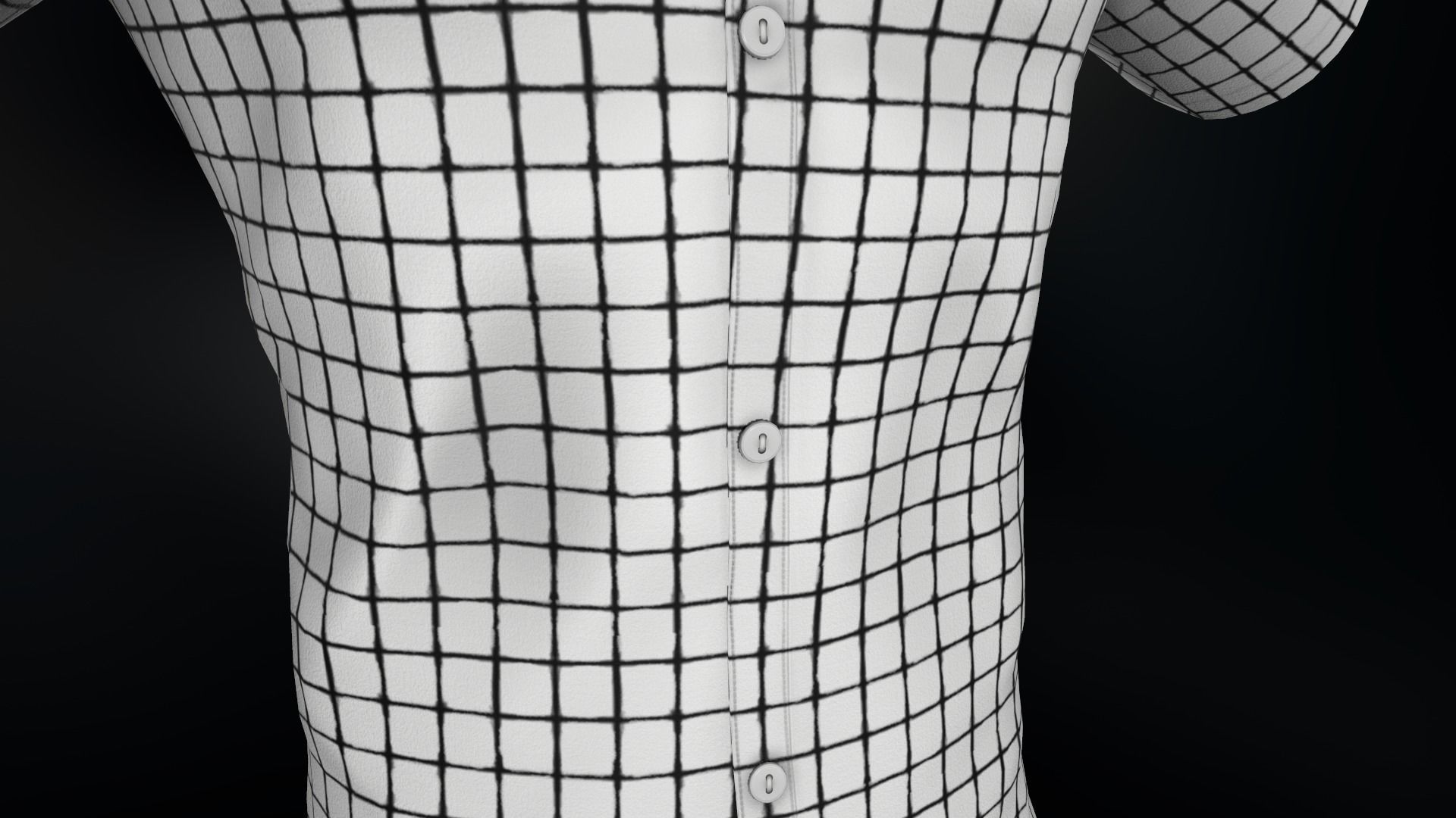 Summer Shirt 1 Low-poly 3D model_8