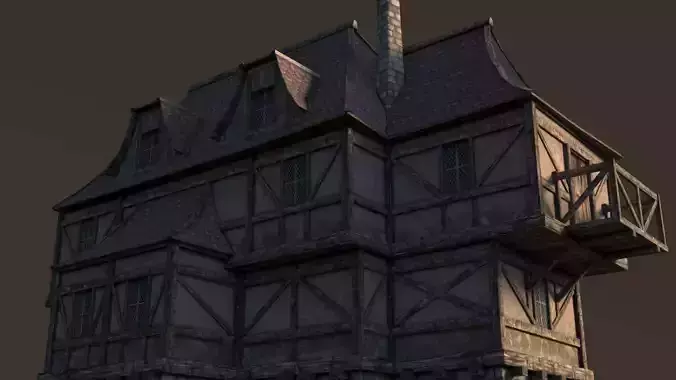 Fantasy Medieval House 03