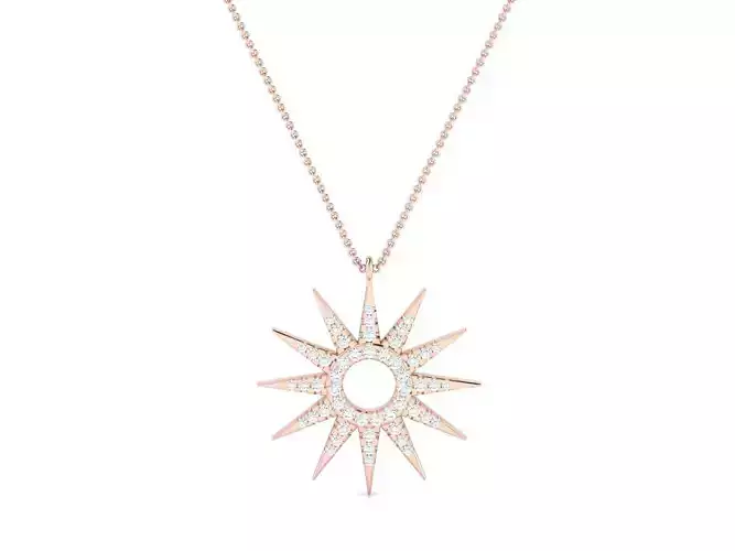 Women  pendant 3dm render detail