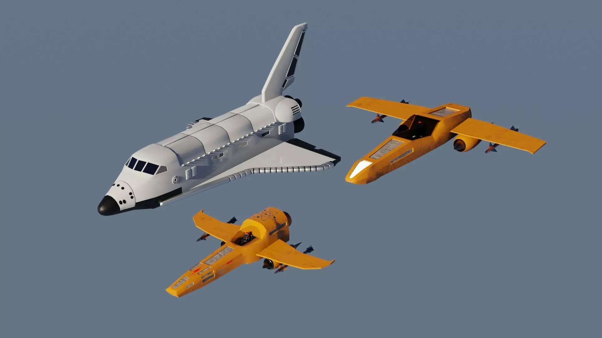 Space Kit 3 models 3D Model Collection_0