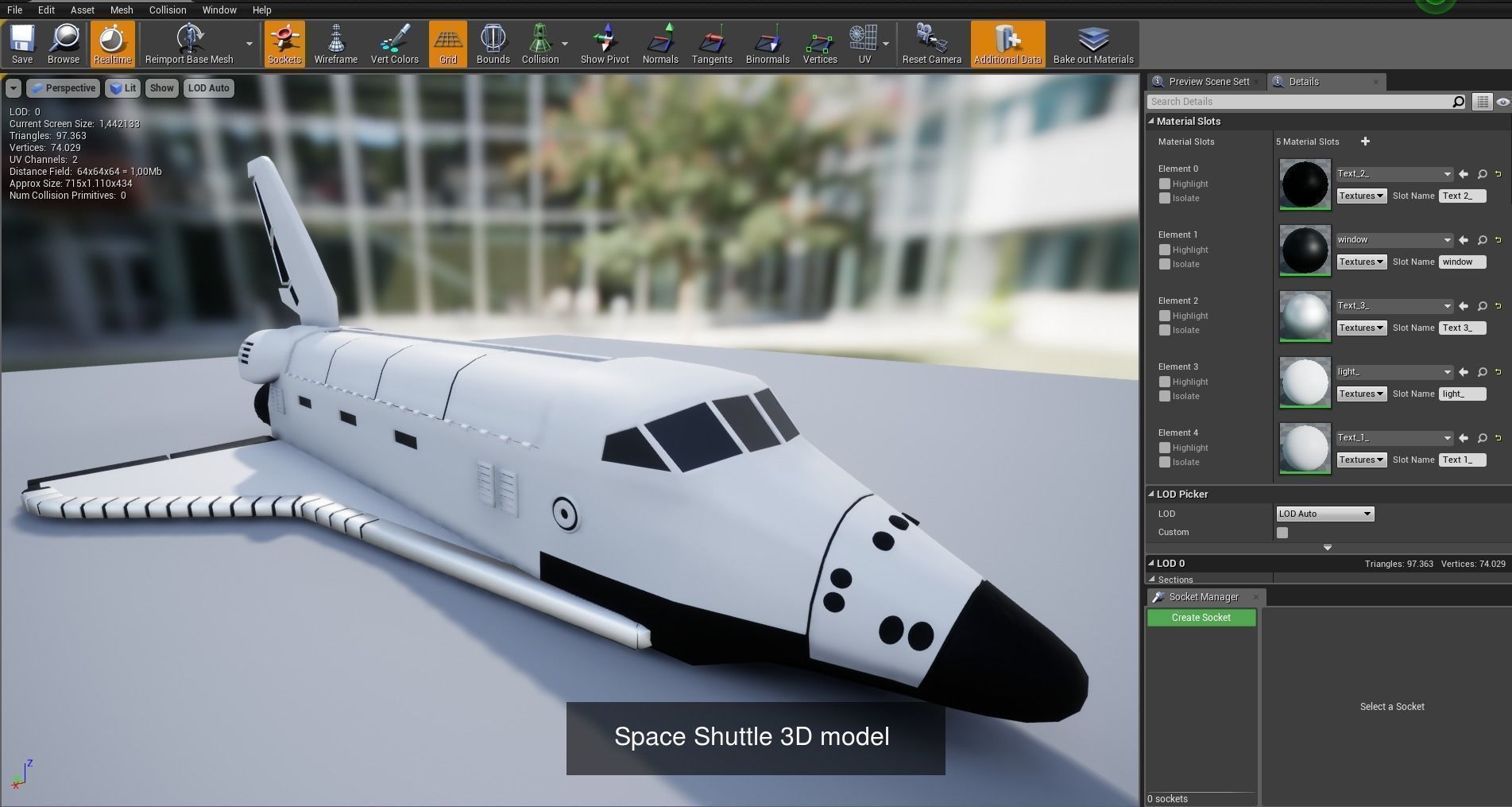 Space Kit 3 models 3D Model Collection_1