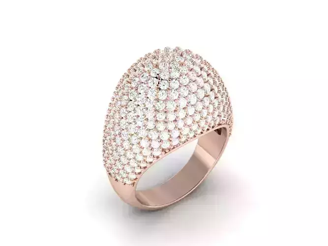 solitaire wedding engagement women ring 3dm render detail