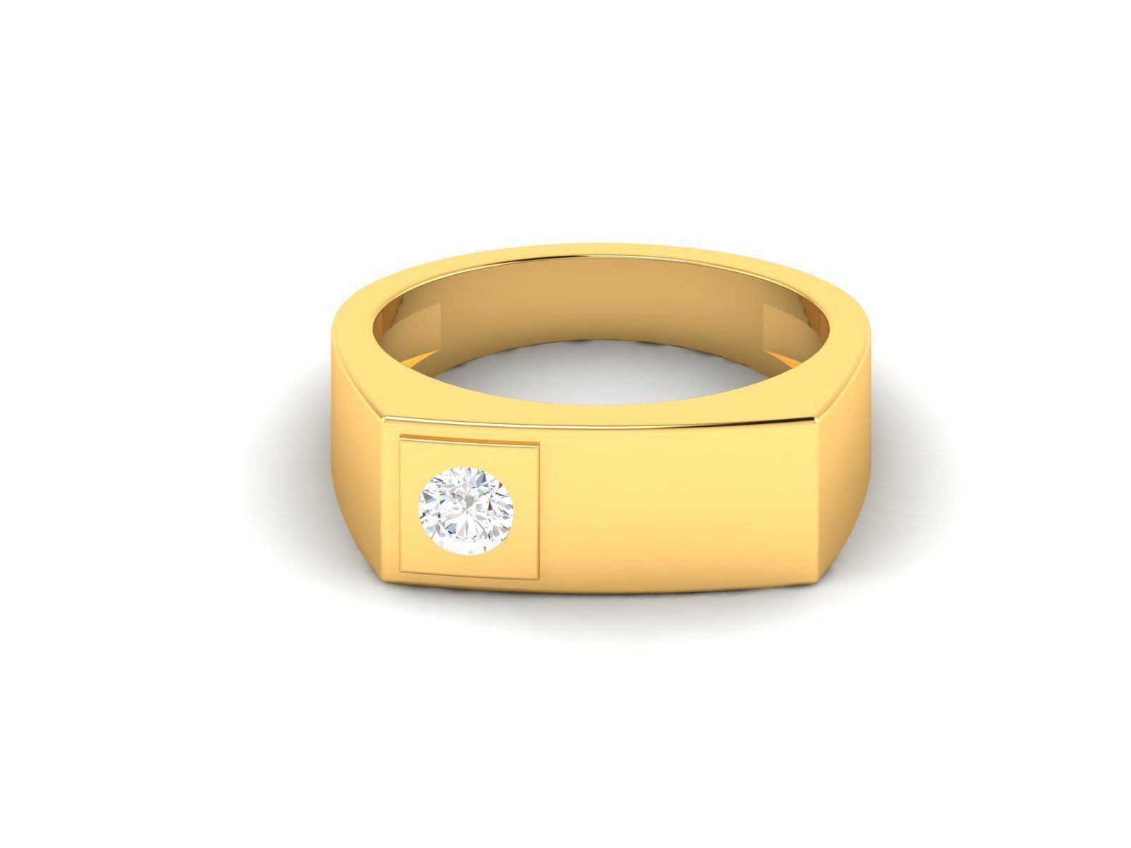solitaire wedding engagement women ring 3dm 12 render stl detail 3D print model_5