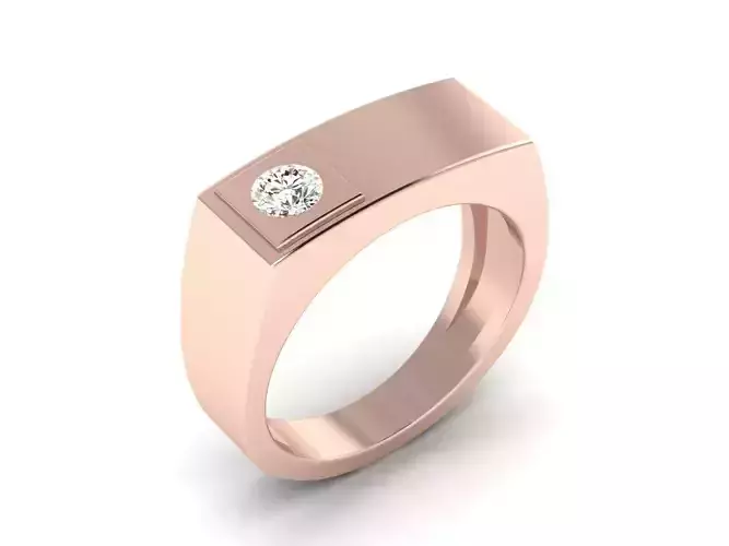 solitaire wedding engagement women ring 3dm 12 render stl detail 3D print model