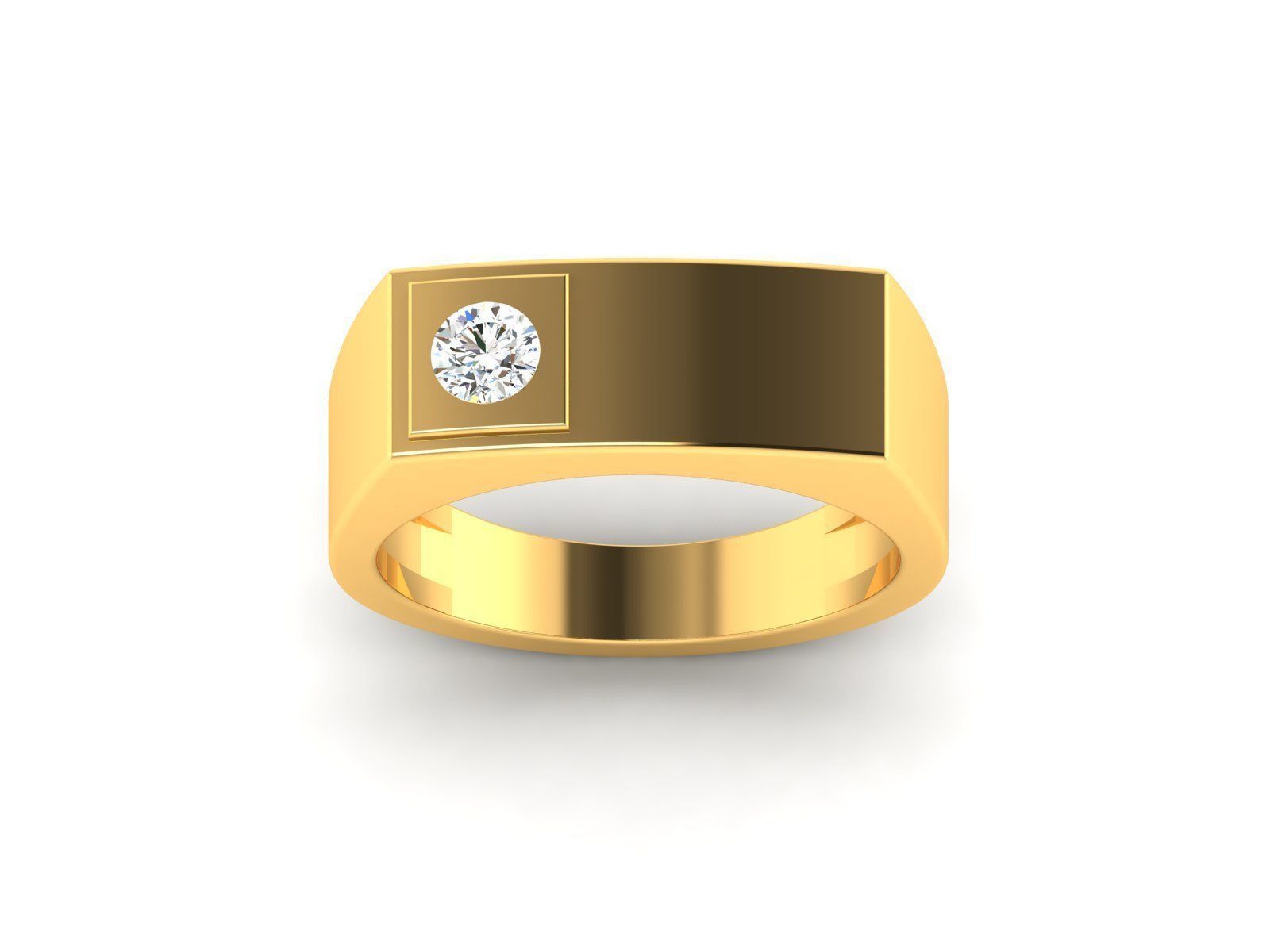 solitaire wedding engagement women ring 3dm 12 render stl detail 3D print model_8