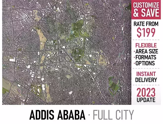 Addis Ababa - 3D City Model
