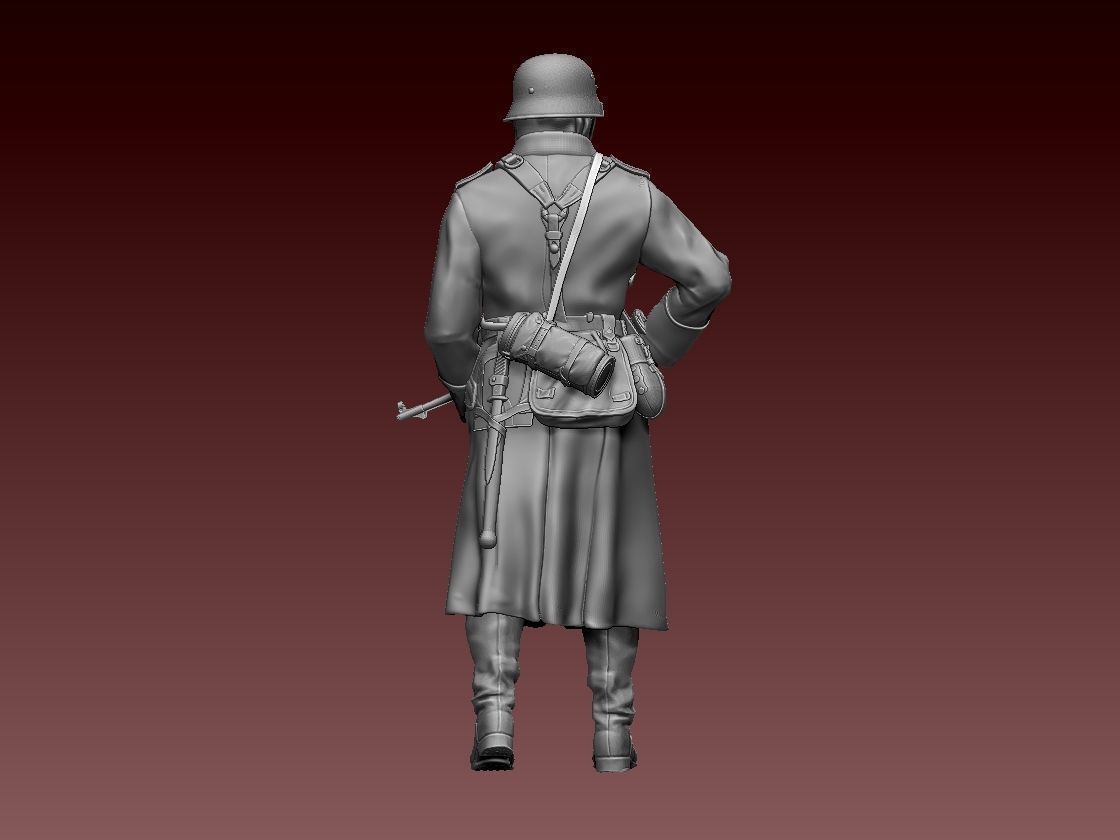 German soldier 3D print model_45