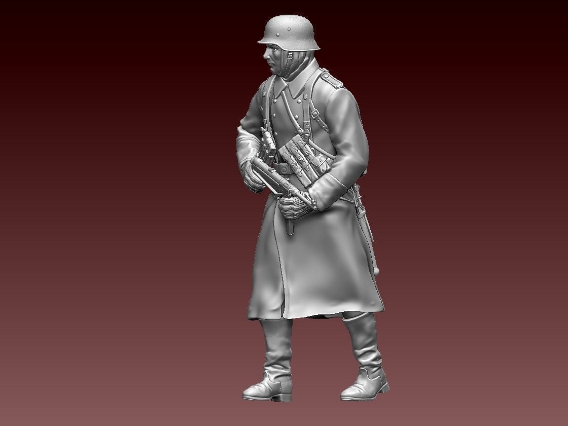 German soldier 3D print model_24