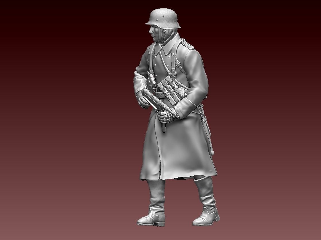 German soldier 3D print model_59