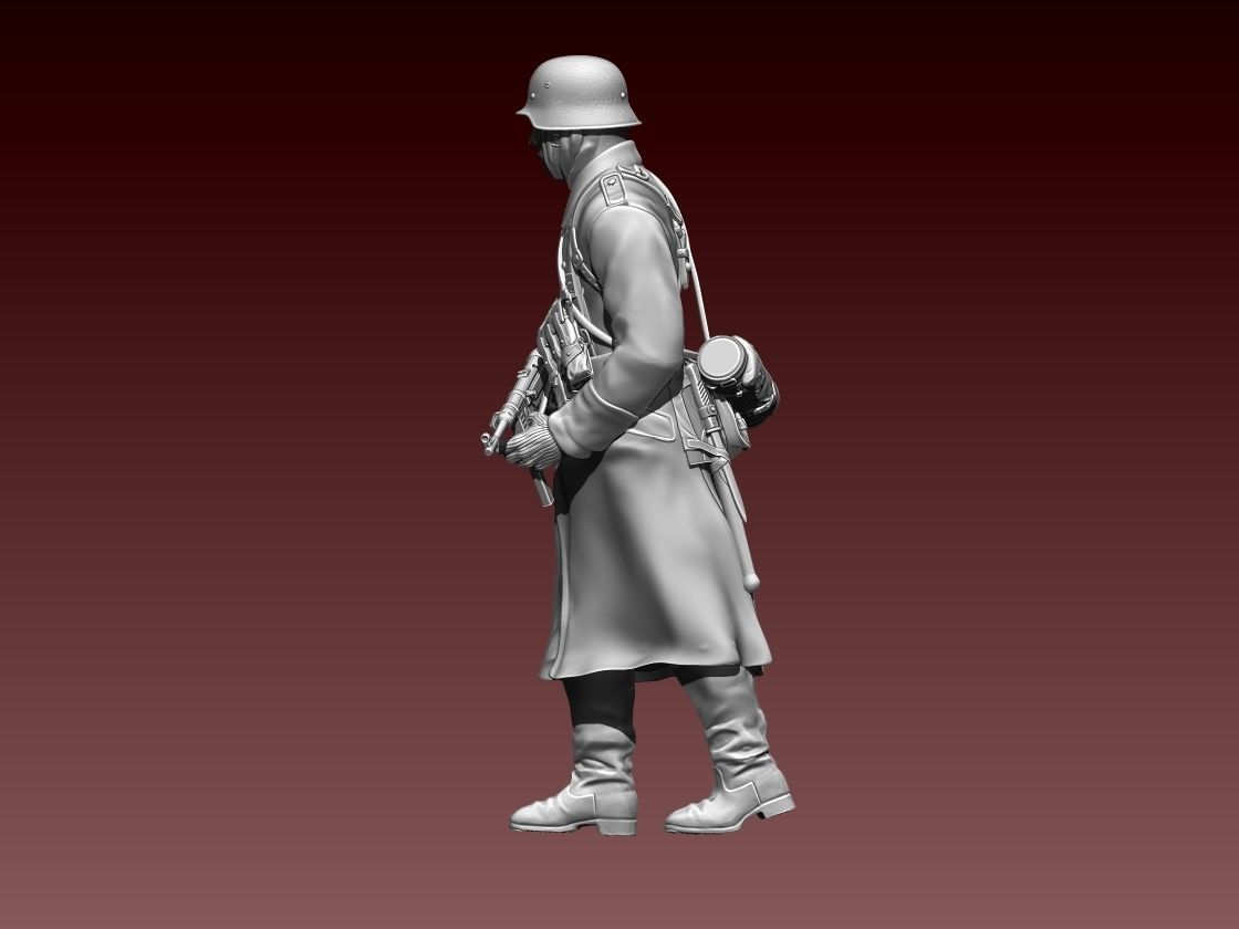 German soldier 3D print model_28