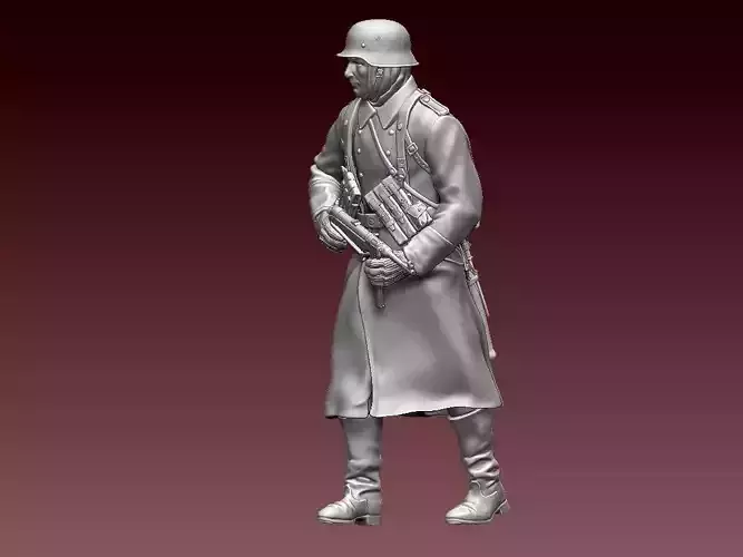 German soldier 3D print model