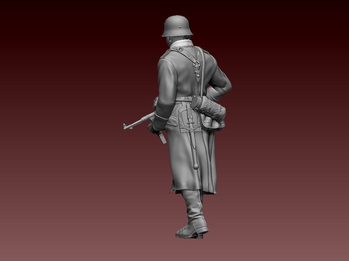 German soldier 3D print model_26