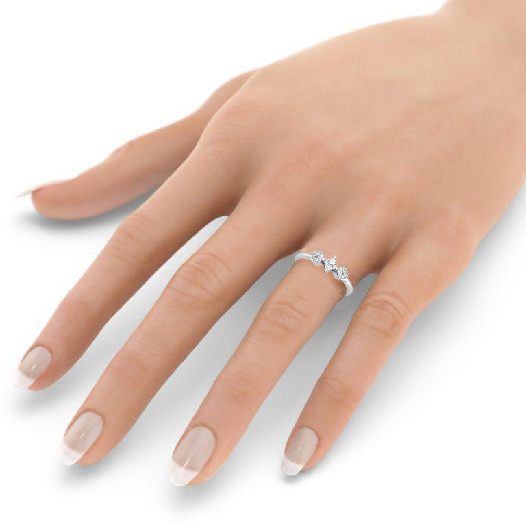 solitaire wedding engagement women ring 3dm 12 render stl detail 3D print model_1