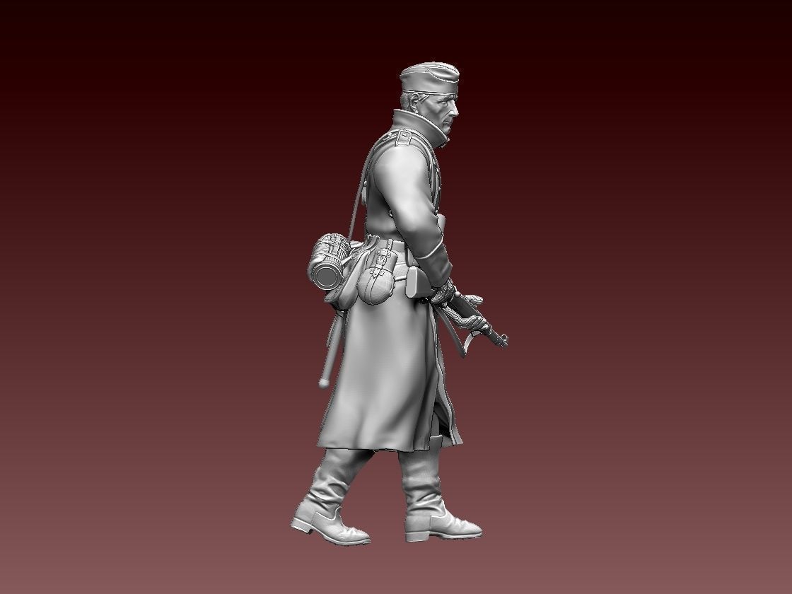 German soldier 3D print model_11