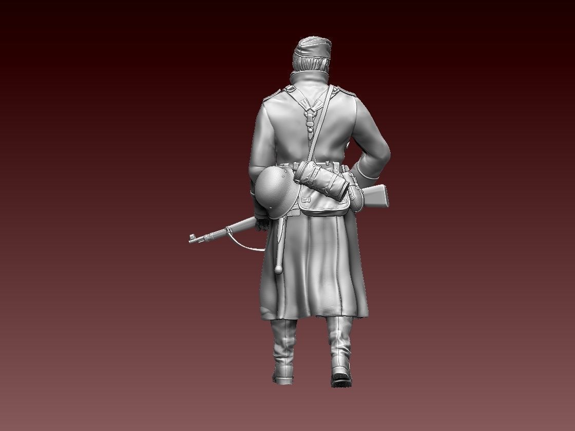 German soldier 3D print model_46