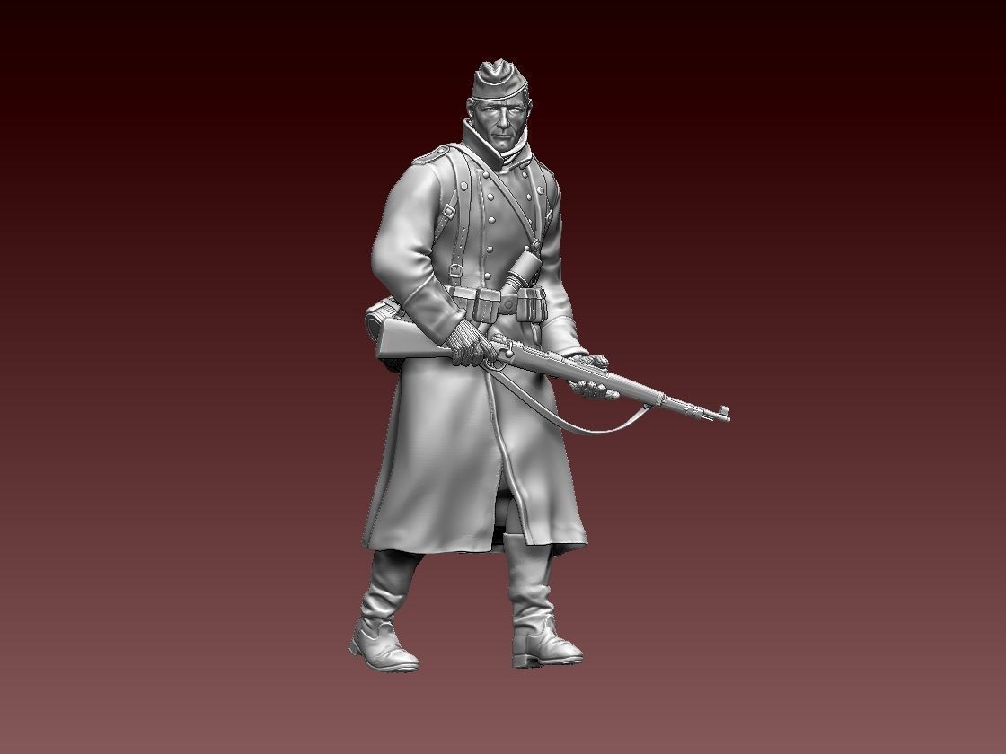 German soldier 3D print model_41