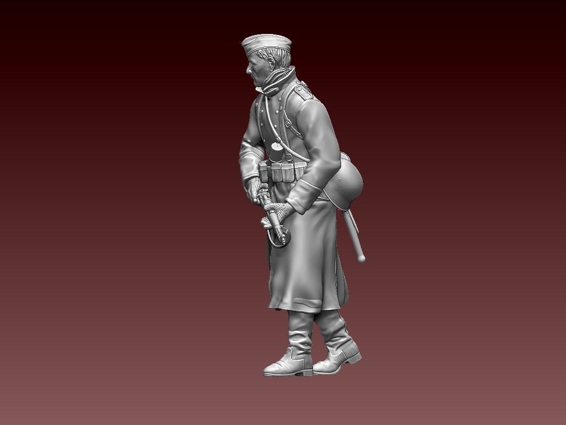 German soldier 3D print model_12