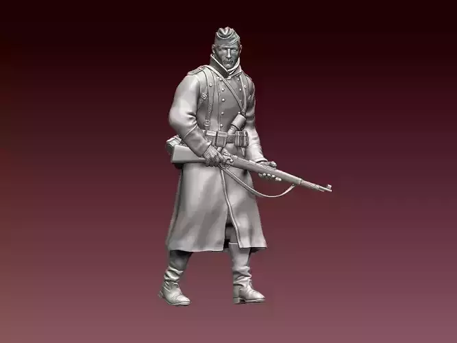 German soldier 3D print model