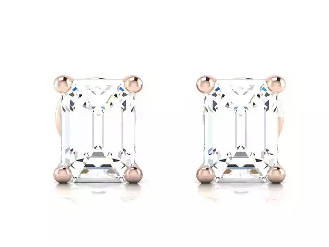 Women earrings 3dm render detail 