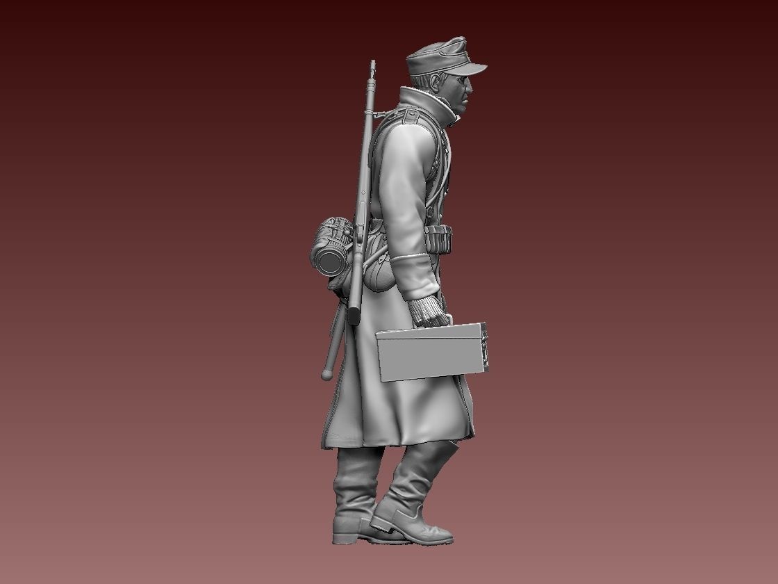 German soldier 3D print model_53