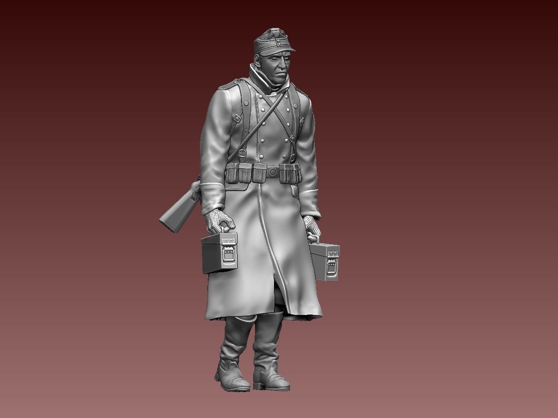 German soldier 3D print model_17