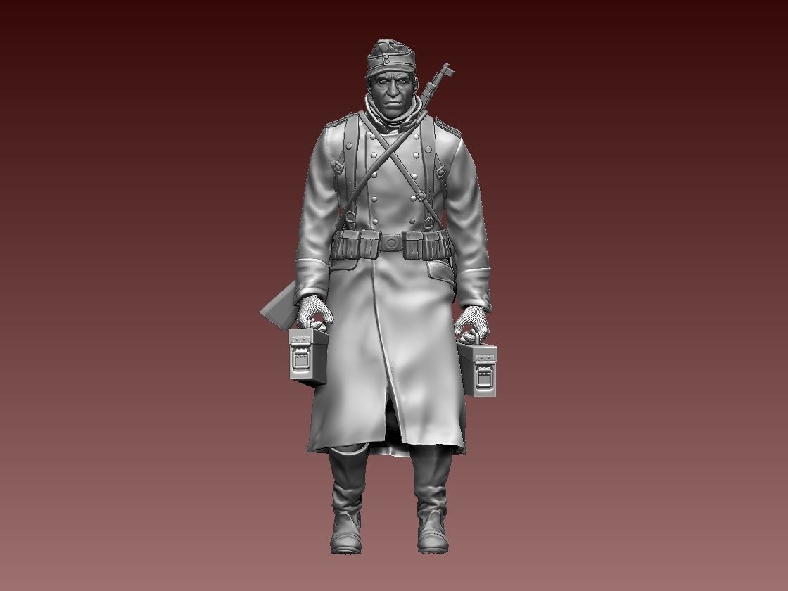 German soldier 3D print model_55