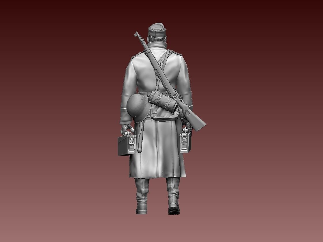 German soldier 3D print model_31