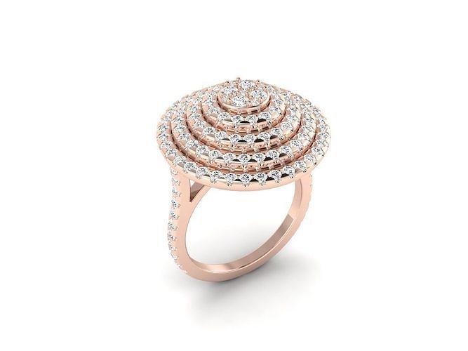 solitaire wedding engagement women ring 3dm 12 render stl detail 3D print model