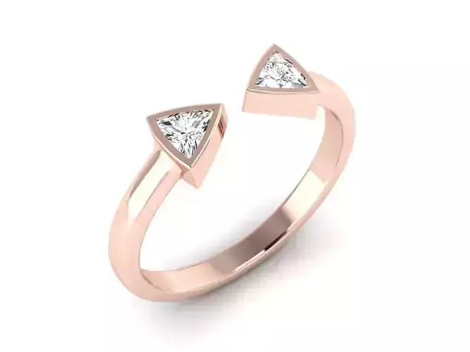 solitaire wedding engagement women ring 3dm 12 render stl detail
