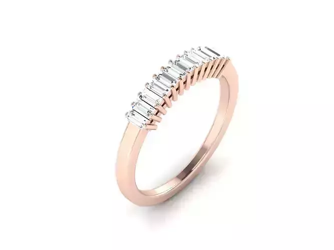 solitaire wedding engagement women ring 3dm 12 render stl detail