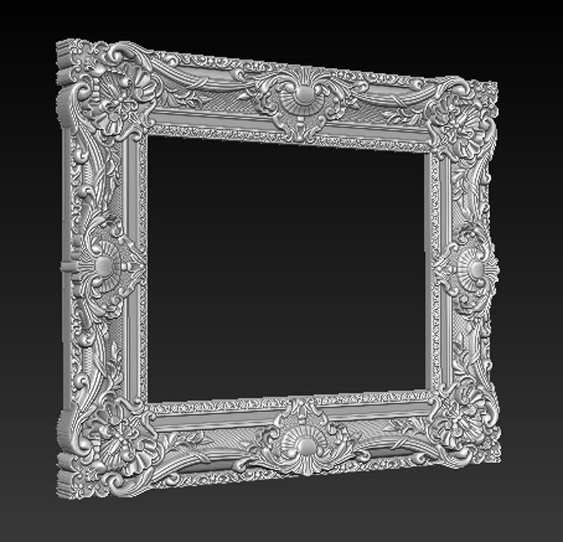 Frame Relief 8 3D Model 3D print model_2