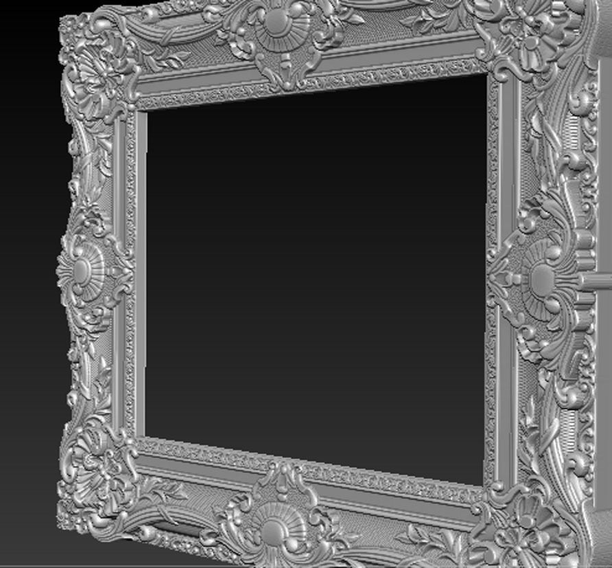 Frame Relief 8 3D Model 3D print model_4
