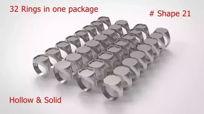 Signet Men Ring Pack No 21