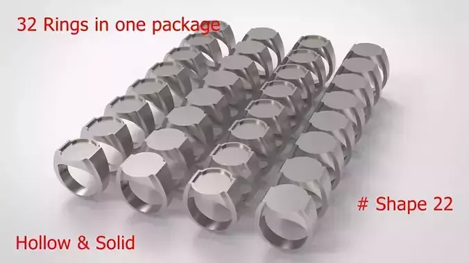 Signet Men Ring Pack No 22