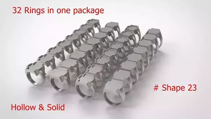 Signet Men Ring Pack No 23