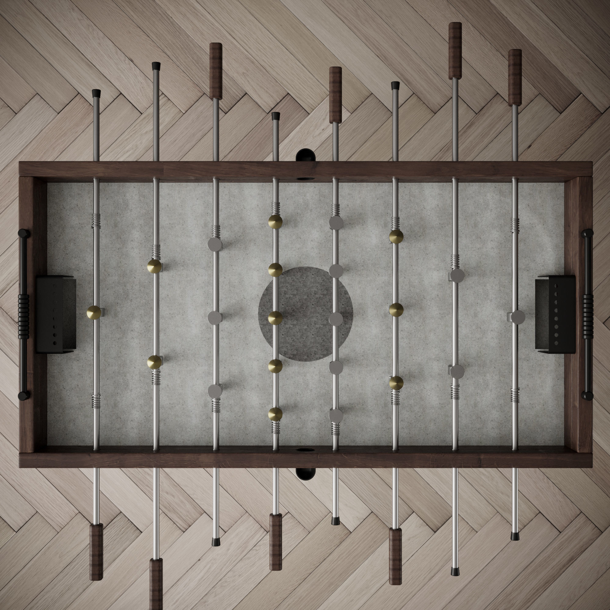 District Eight FOOSBALL TABLE 3D model_3