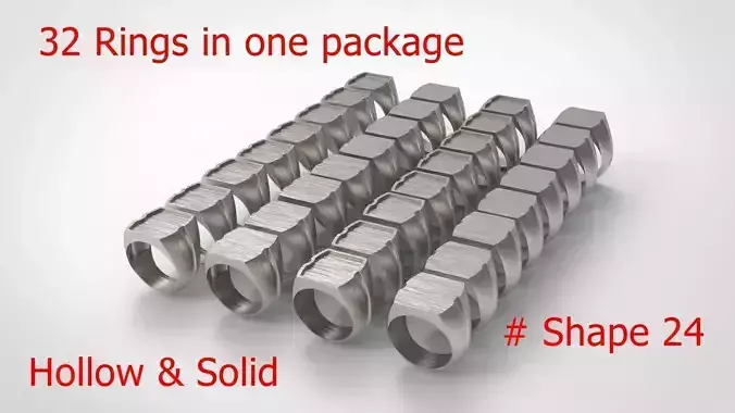 Signet Men Ring Pack No 24