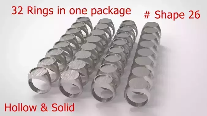 Signet Men Ring Pack No 26