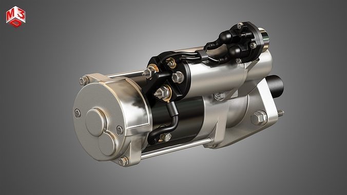Engine Starter Motor 3D model