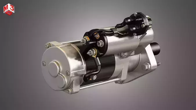 Engine Starter Motor 3D model