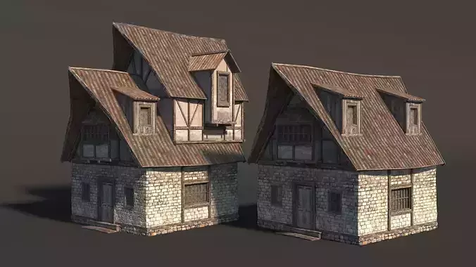 Fantasy Medieval House 02
