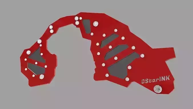 Guardabarro para 4runner adaptable Low-poly 3D model