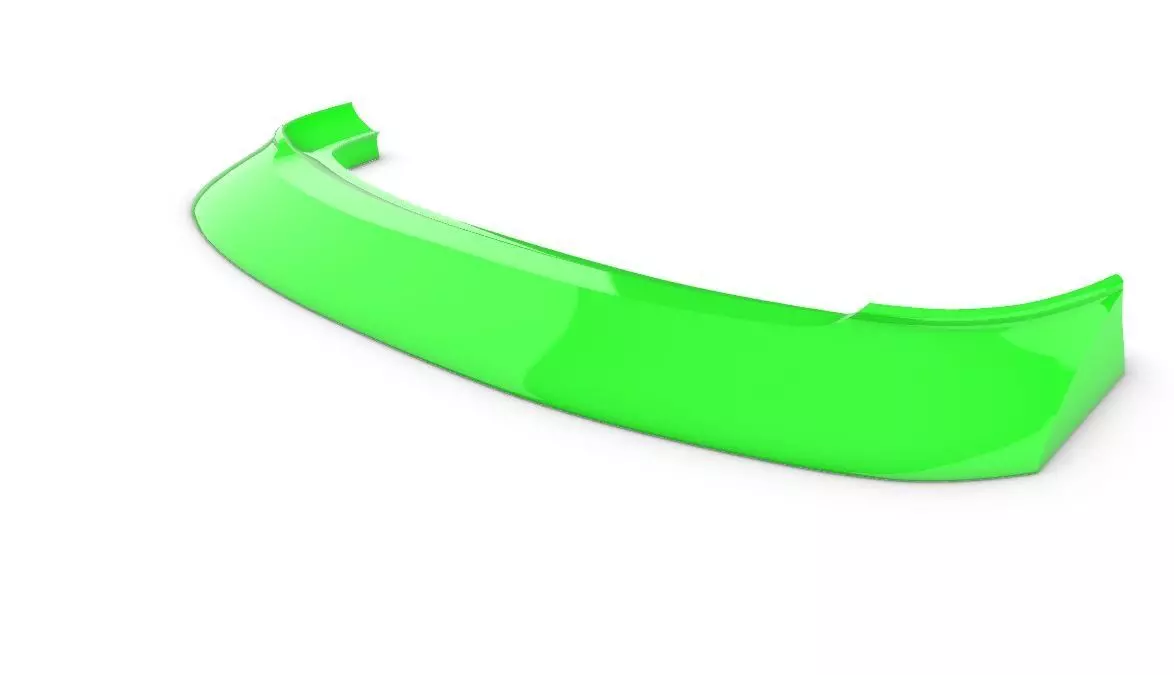 spoiler para Chevrolet Corsa Free low-poly 3D model