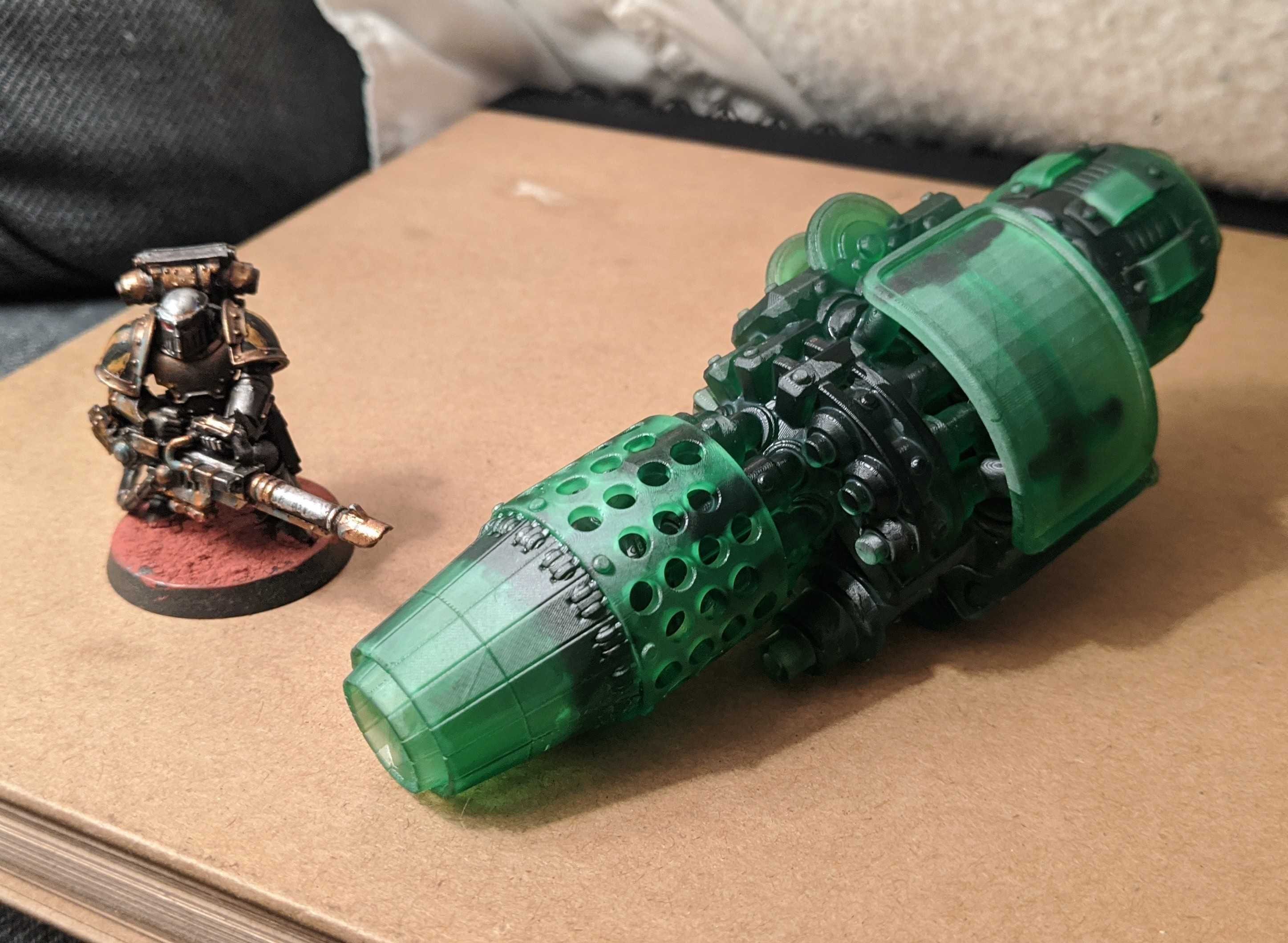 Imperial Knight Thermal Cannon Variant 3D print model_1