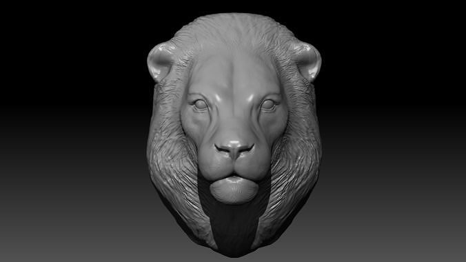Lion keychain Free 3D print model