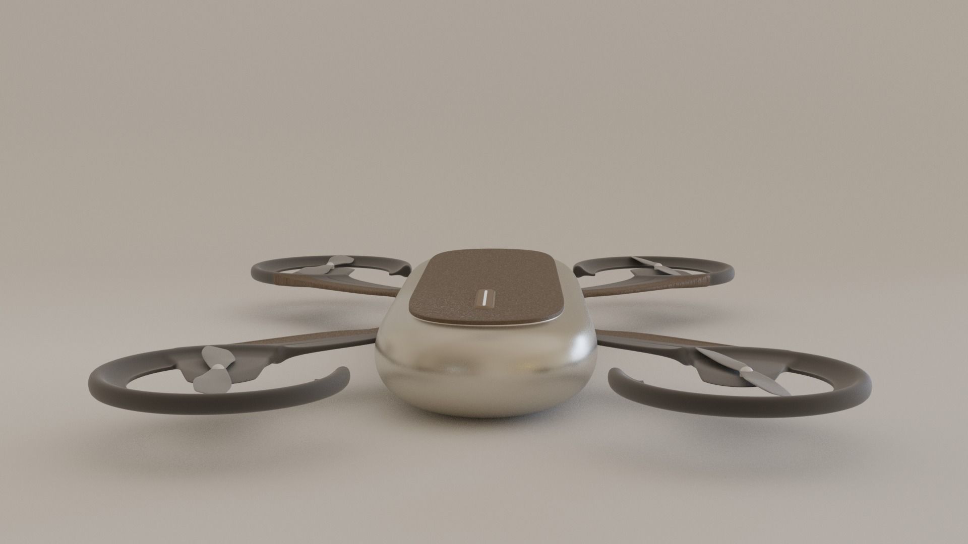 minimalistic drone Free low-poly 3D model_2