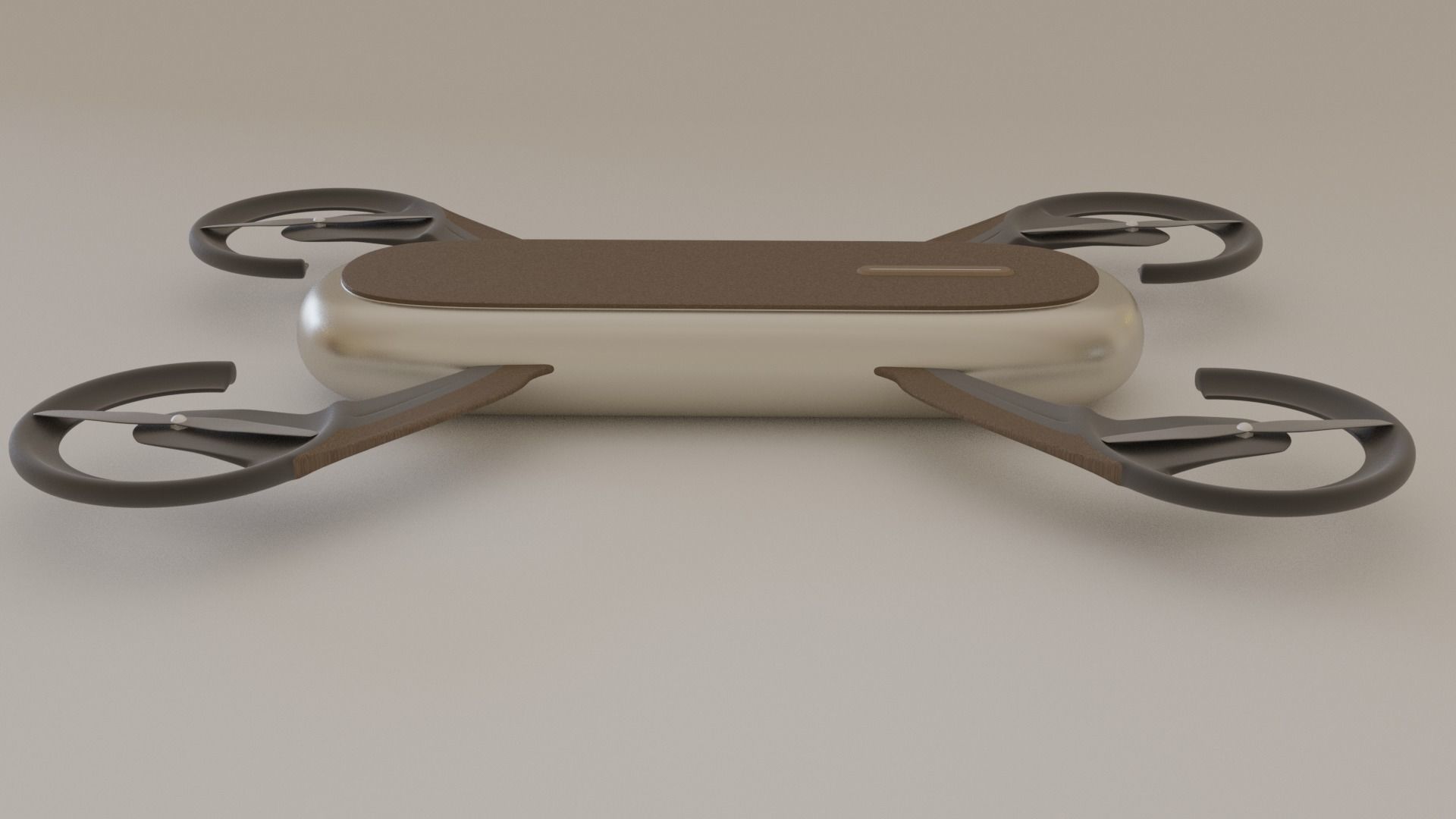 minimalistic drone Free low-poly 3D model_1