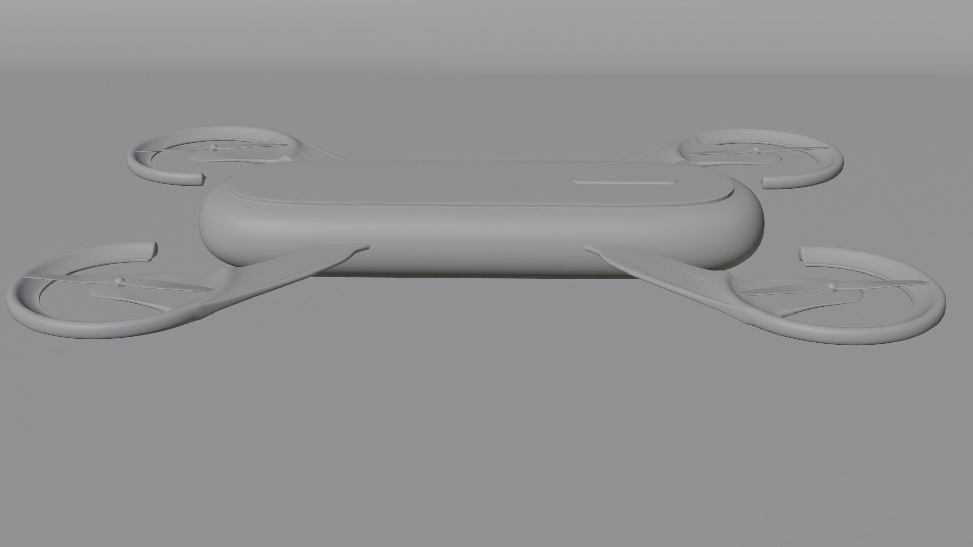 minimalistic drone Free low-poly 3D model_3