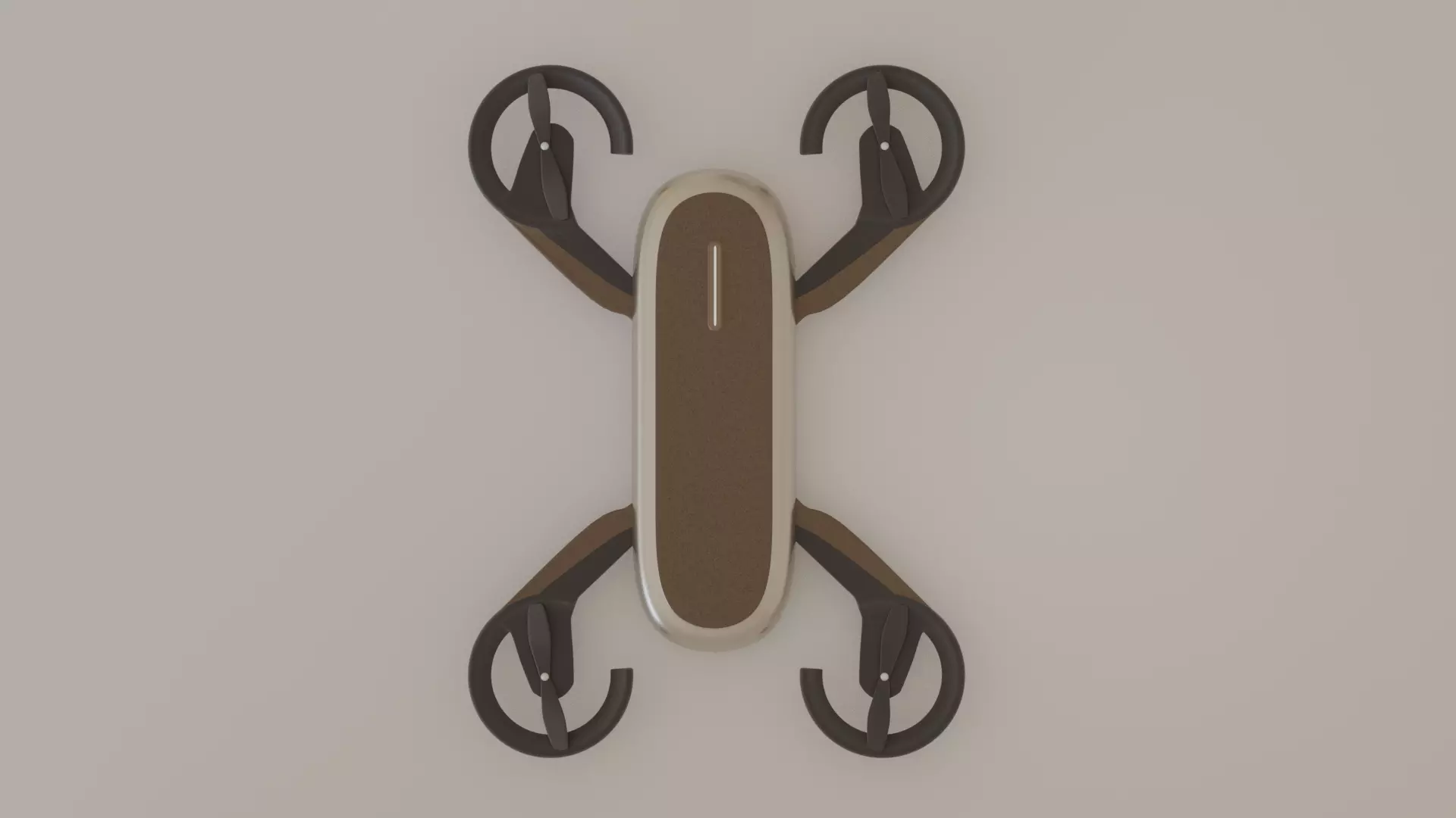 minimalistic drone Free low-poly 3D model_0