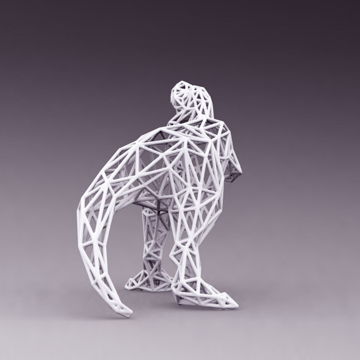 3D PRINTED MODEL T-REX 3D-Line-cuts -pattern 3D print model_9